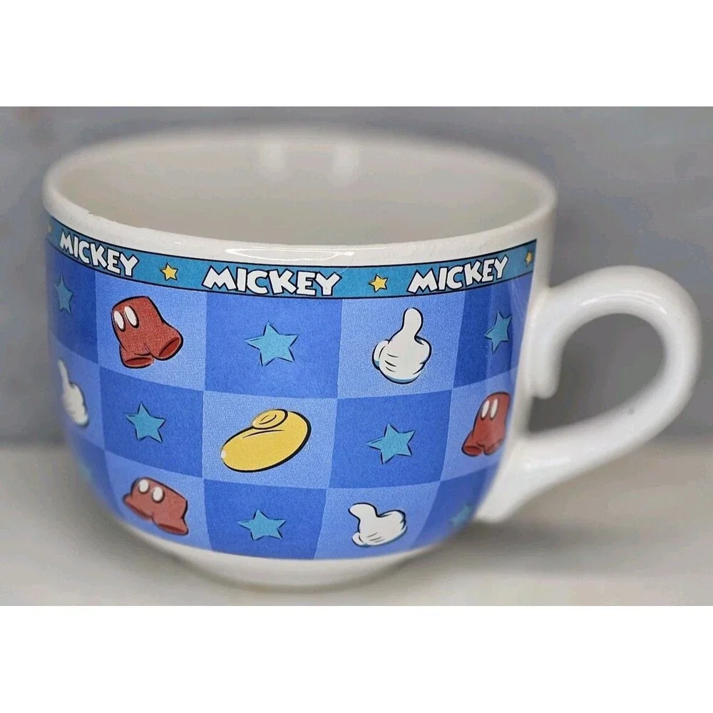 Vintage Applause Disney Coffee Cappuccino Mug Mickey Mouse Ceramic‎